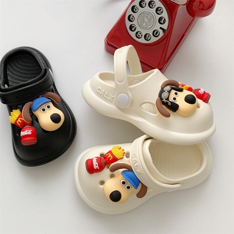 可愛狗狗洞洞鞋