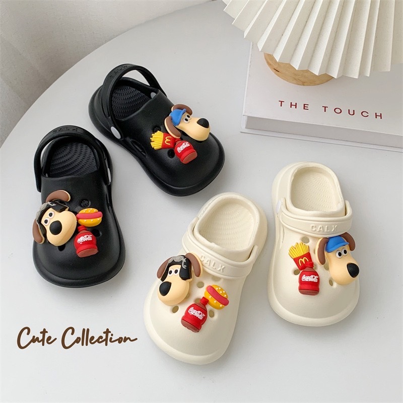 可愛狗狗洞洞鞋