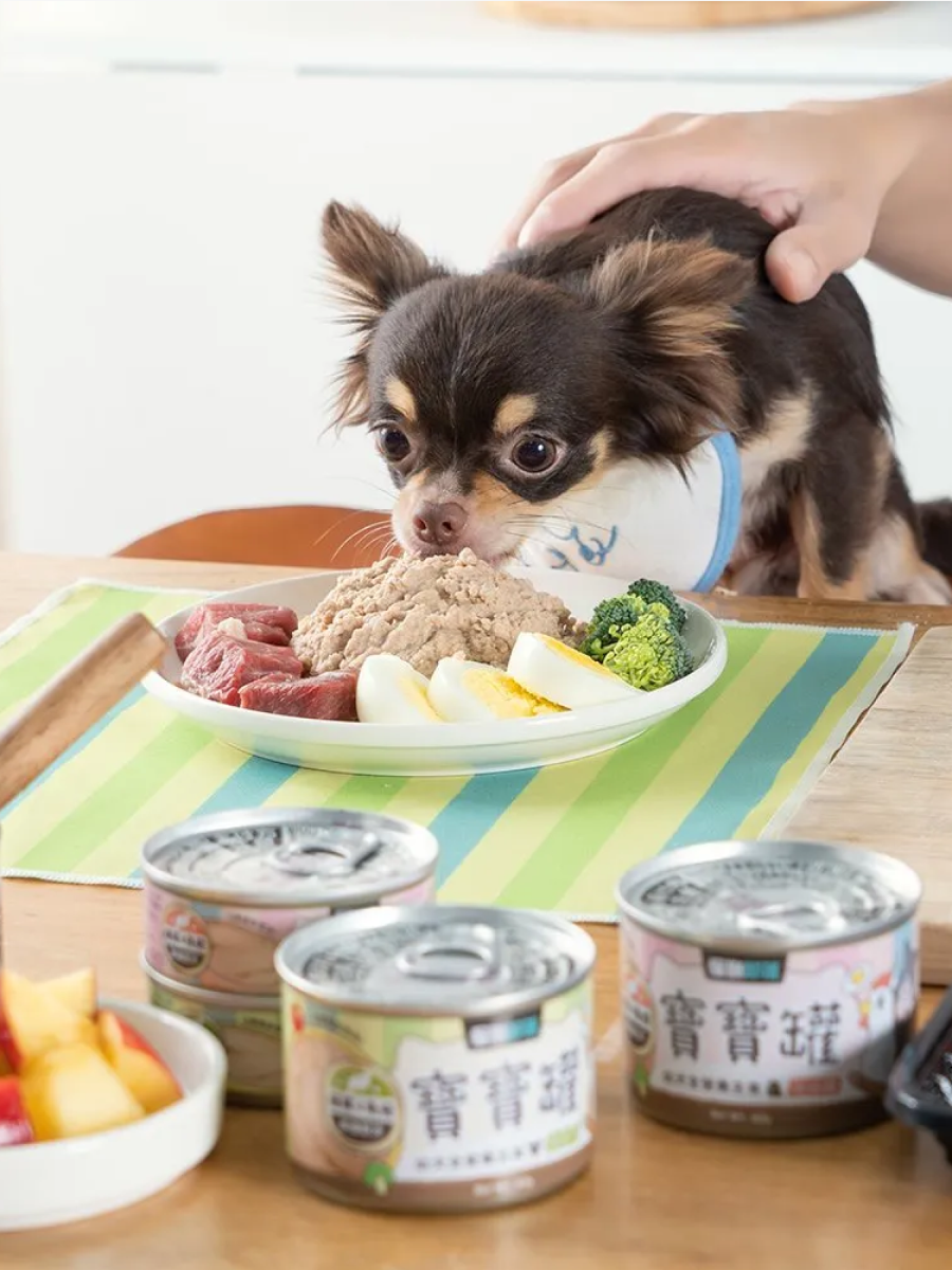 【怪獸部落】犬用｜寶寶無膠主食罐｜草飼牛