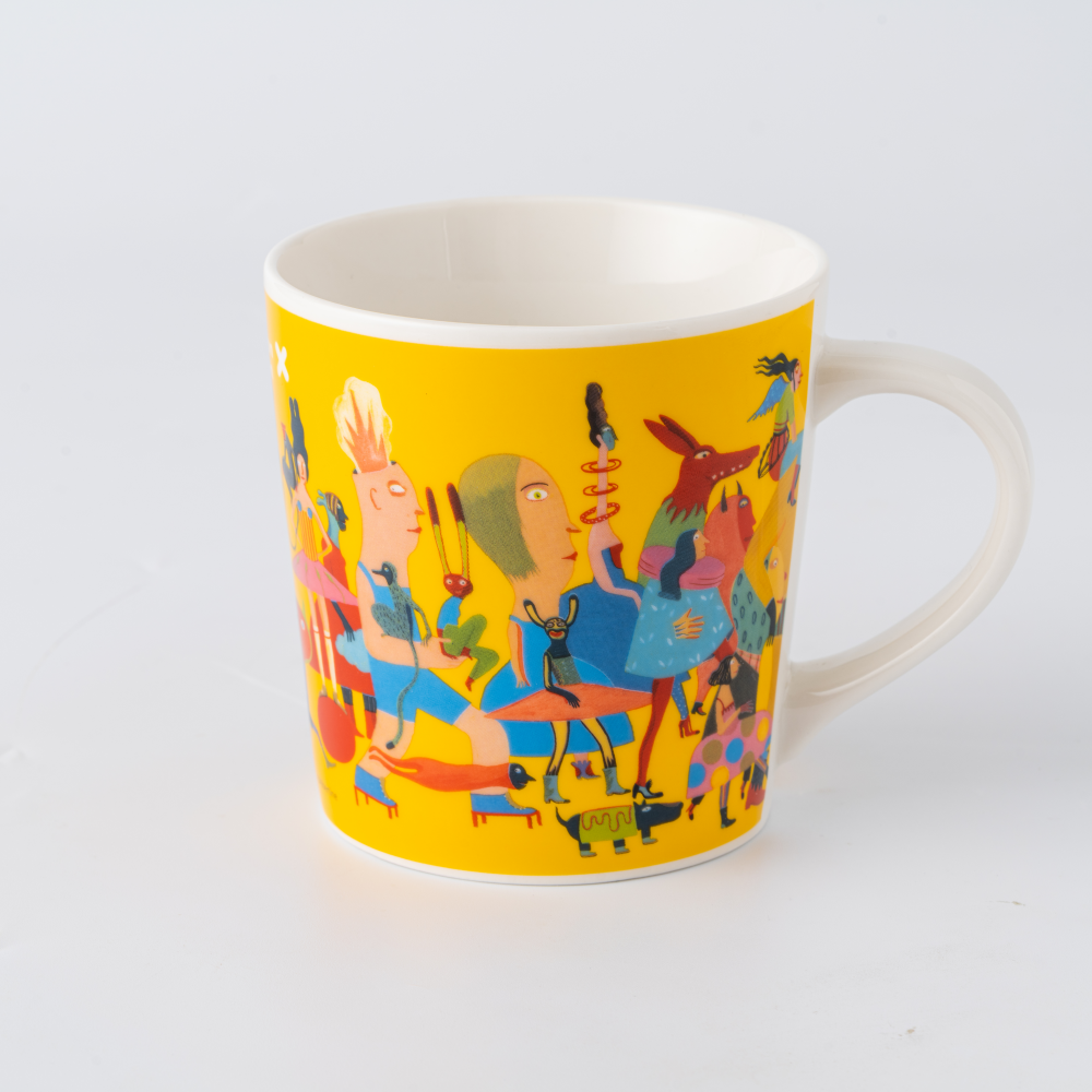 民窯拾盃　映丘選　盃 波隆那馬克杯《嘉年華》【翡冷翠文創】