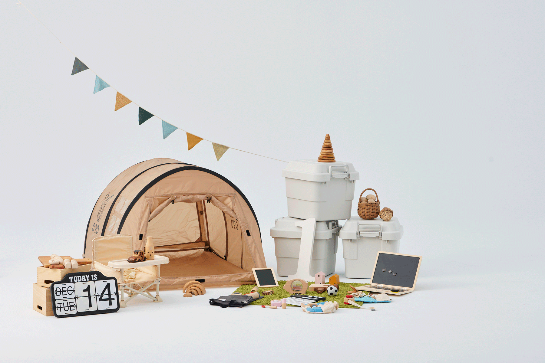 小青山提供抓周/收涎佈置組租借服務