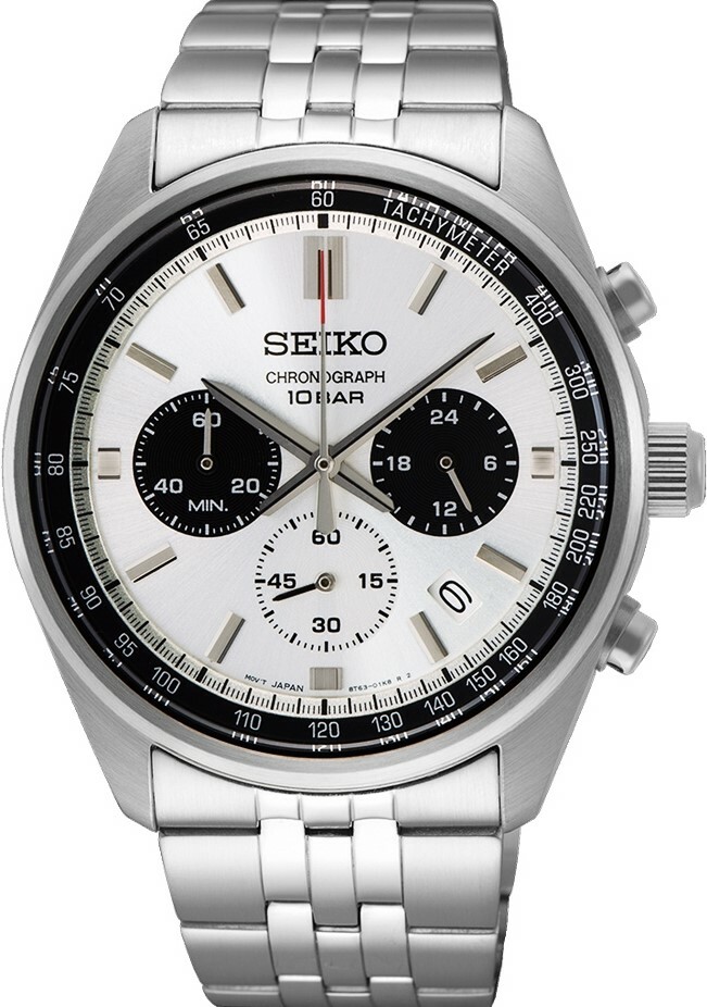 萬年鐘錶 - SEIKO   CS 系列  平價熊貓三眼計時男錶  SSB425P1 / 8T63-00W0S  錶徑41.5MM