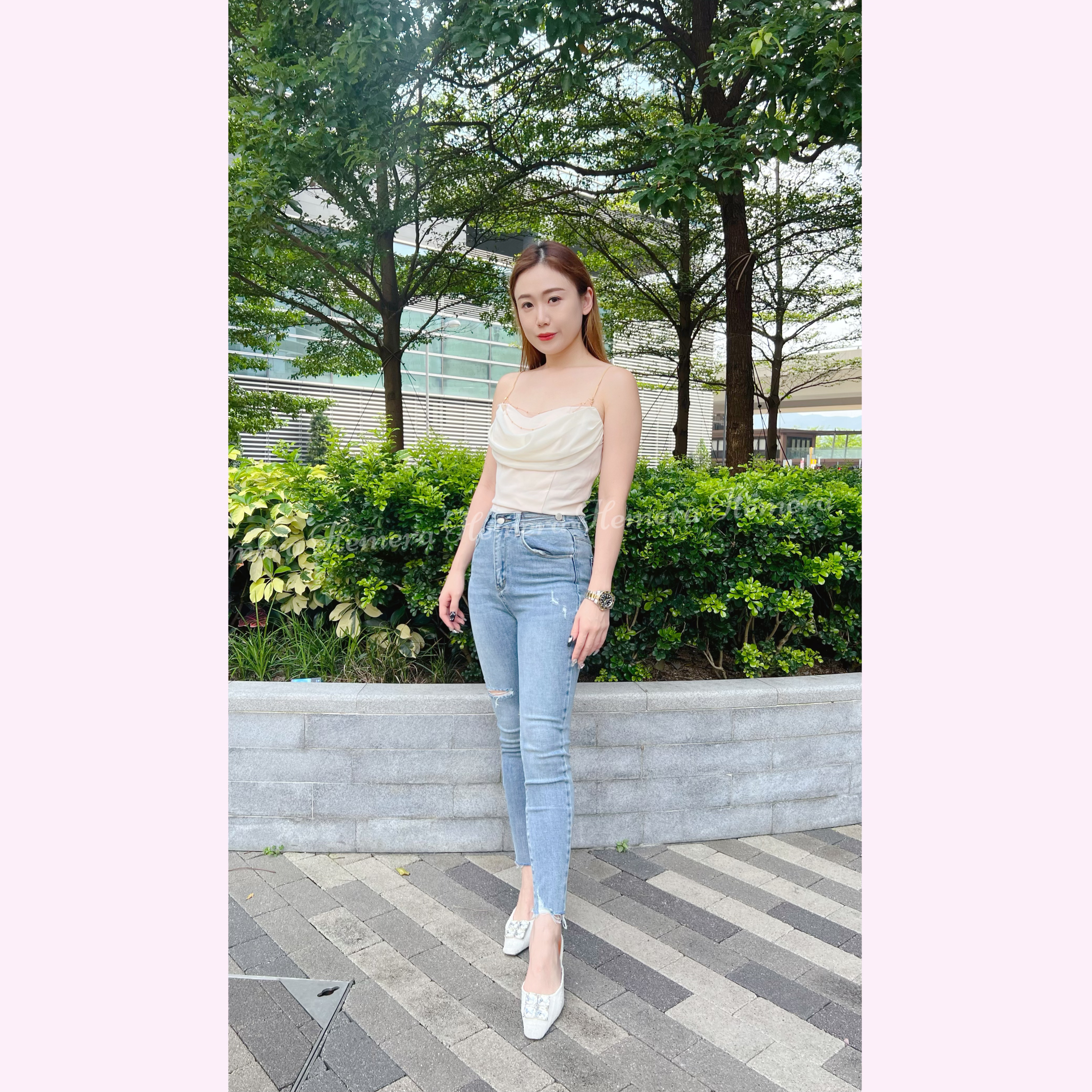 PT23S0725 顯瘦牛仔褲