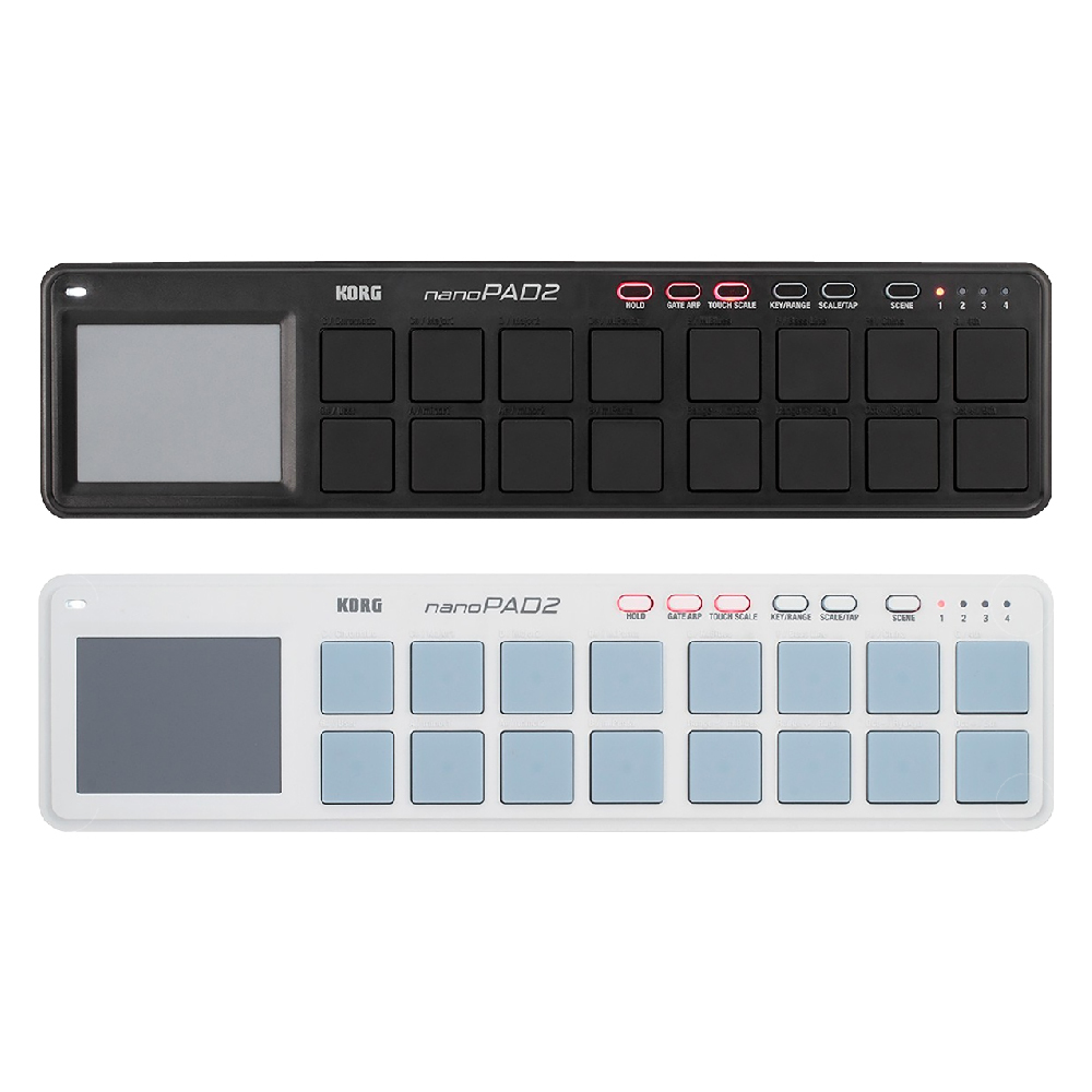 KORG Korg / nanoPAD2 MIDI控制介面(iPad可用)(2色) — 三峽鍵盤 / 鋼琴