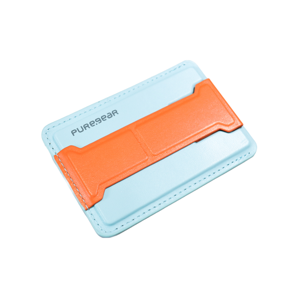 Kikstik Magsafe 磁吸卡夾支架 - 藍橘