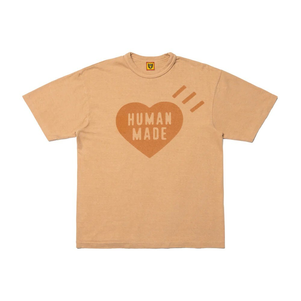 HUMAN MADE PLANT DYED T-SHIRT 植物染料 愛心 短袖