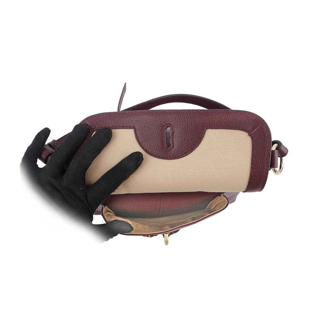 【SEE BY CHLOE】JOAN SMALL 肩背/斜背包(酒紅色) CHS17US91033055Y