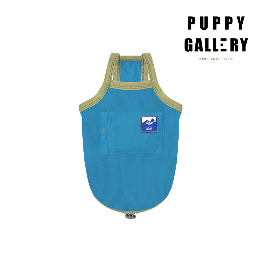 Puppy Gallery夏季涼感衣(孔雀藍色)