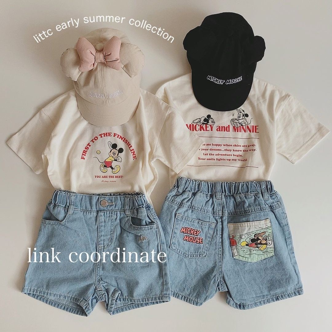 🐭日單 𝐅𝐮𝐭𝐚𝐟𝐮𝐭𝐚 米妮/米奇造型棒球帽