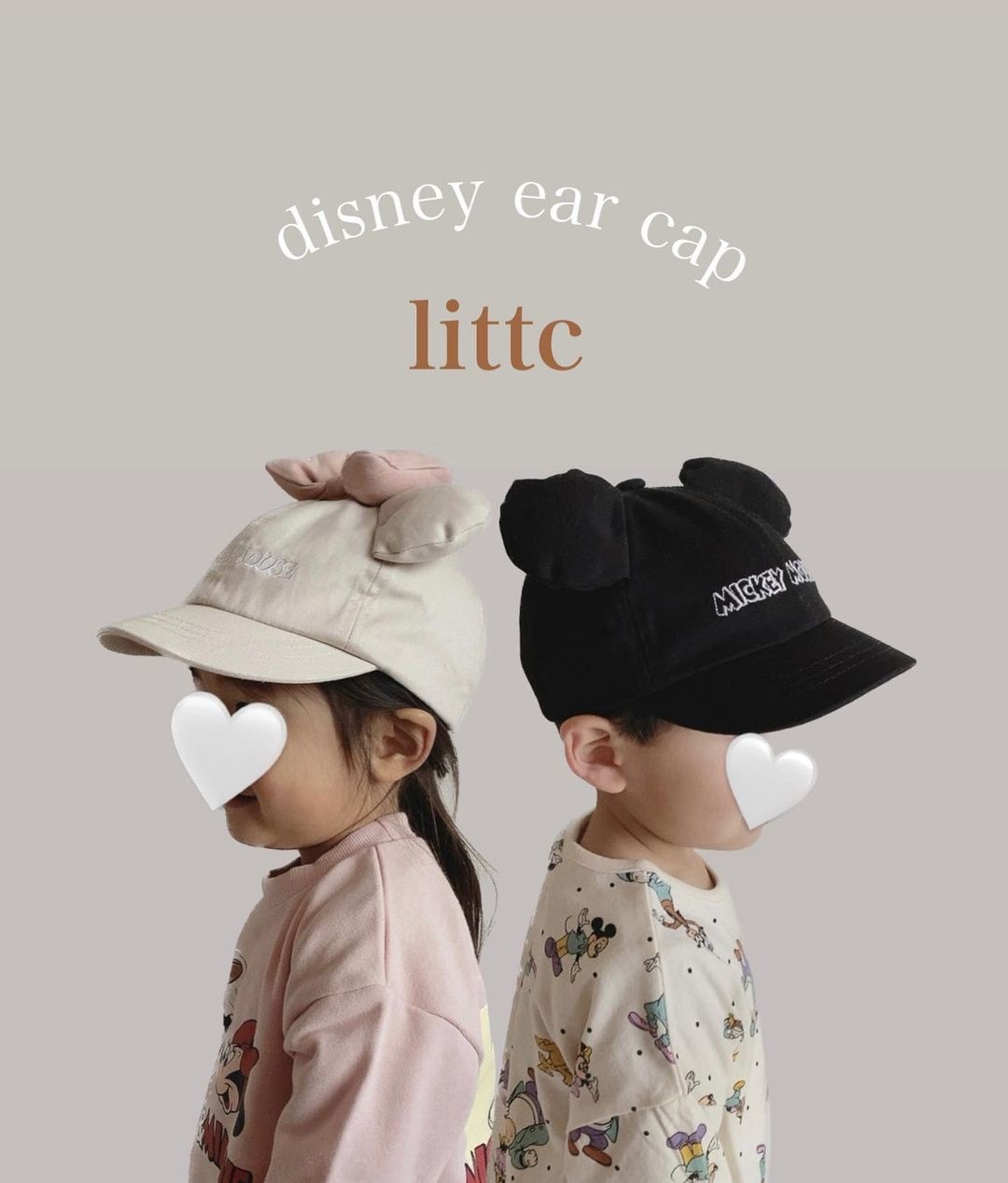 🐭日單 𝐅𝐮𝐭𝐚𝐟𝐮𝐭𝐚 米妮/米奇造型棒球帽