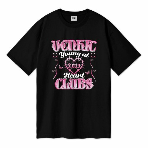 VENHIT - HEART CLUBS TEE 5 COLORS
