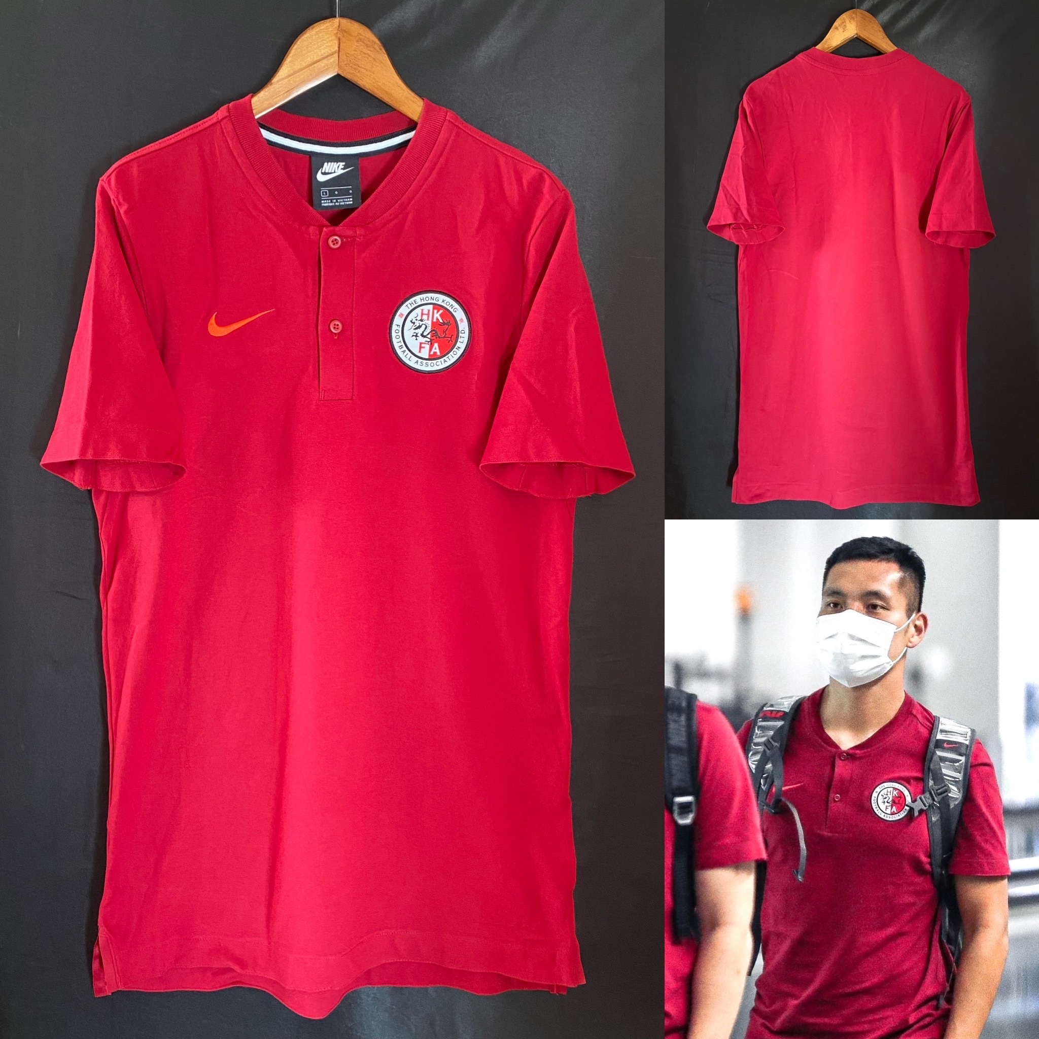 Hong Kong Football Team 2020-2022 Nike Polo shirt