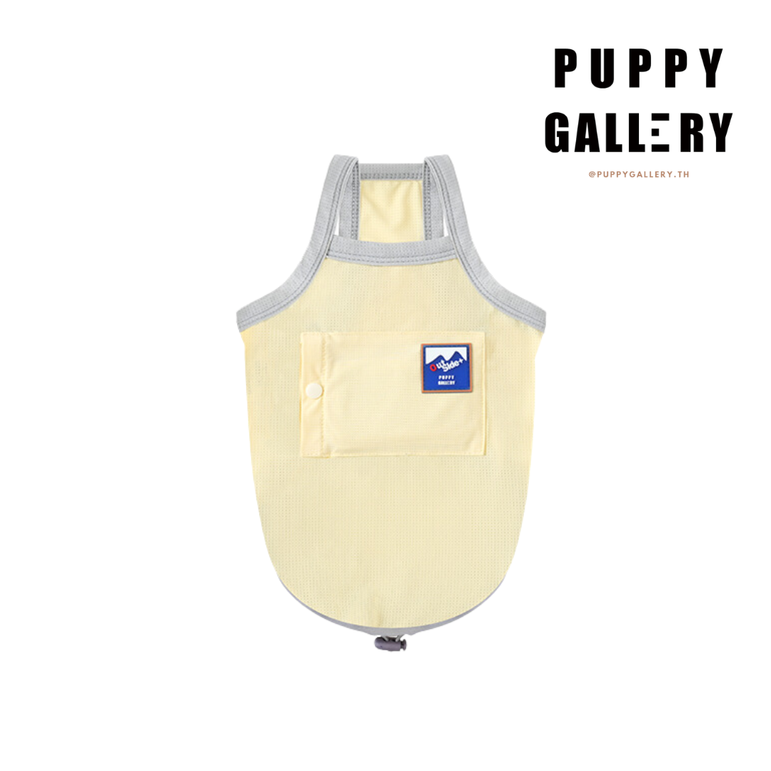 Puppy Gallery夏季涼感衣(鵝黃色)