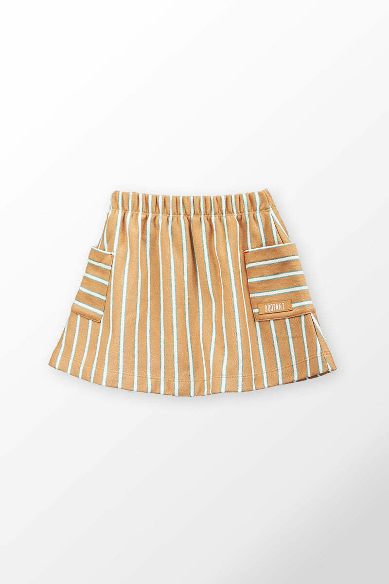 葡萄牙Bootani 有機棉撞色條紋裙 - Stripes