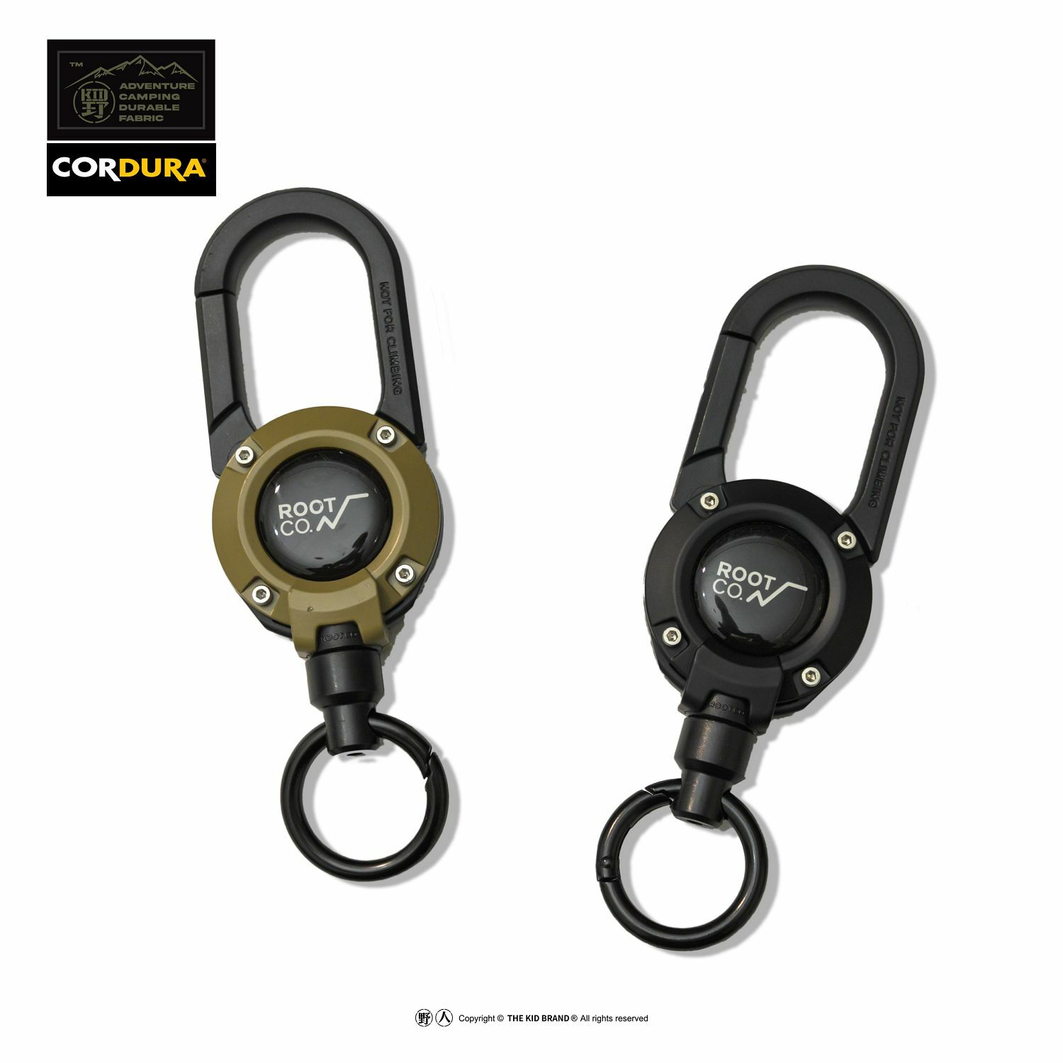 KID ® X ROOT CO. 聯名款 360度旋轉多功能強磁登山扣