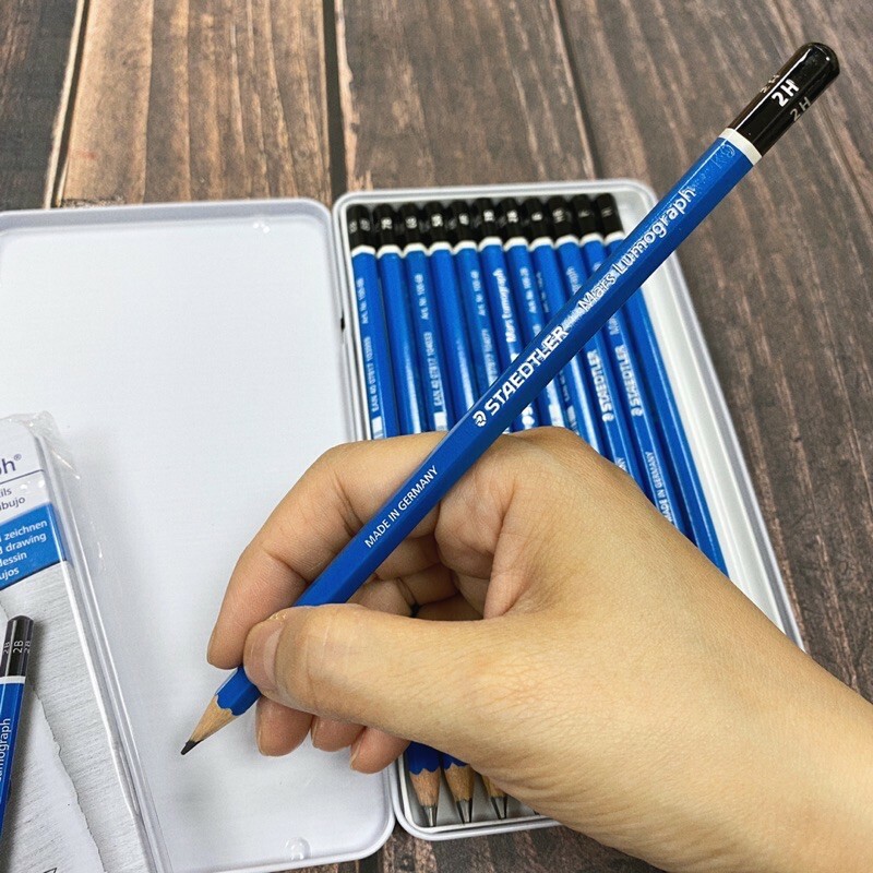 STAEDTLER 施德樓 藍桿素描鉛筆 盒裝