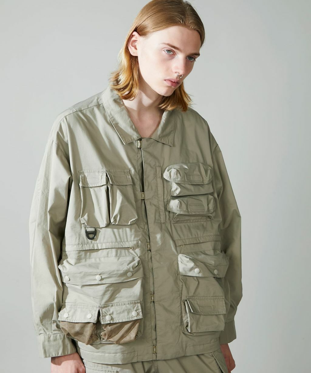 FCE Pigment Dye Utility Blouson 綠色