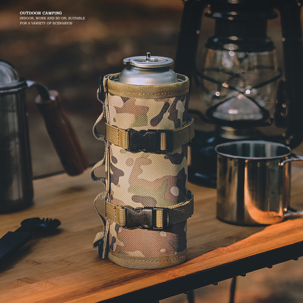 #元氣熊 露營卡式瓦斯罐保護套_共四色