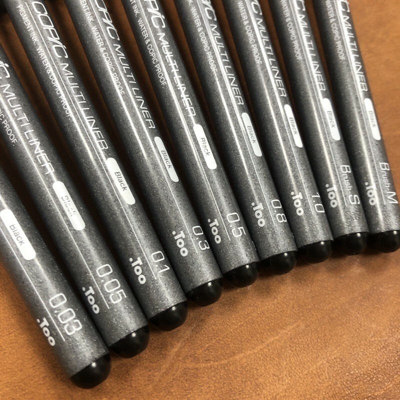 COPIC 黑色代針筆