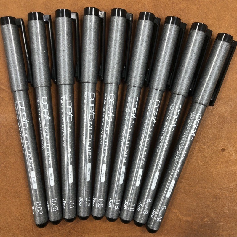 COPIC 黑色代針筆