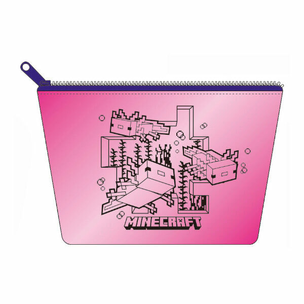 Minecraft 透淺紫拉鏈銀包