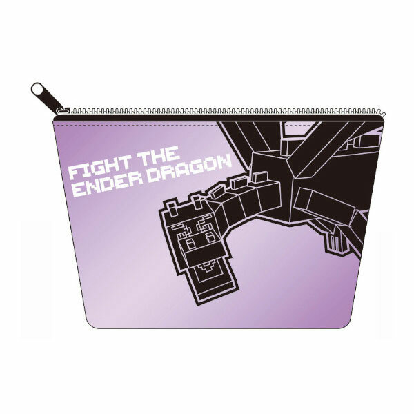 Minecraft 透紫拉鏈銀包