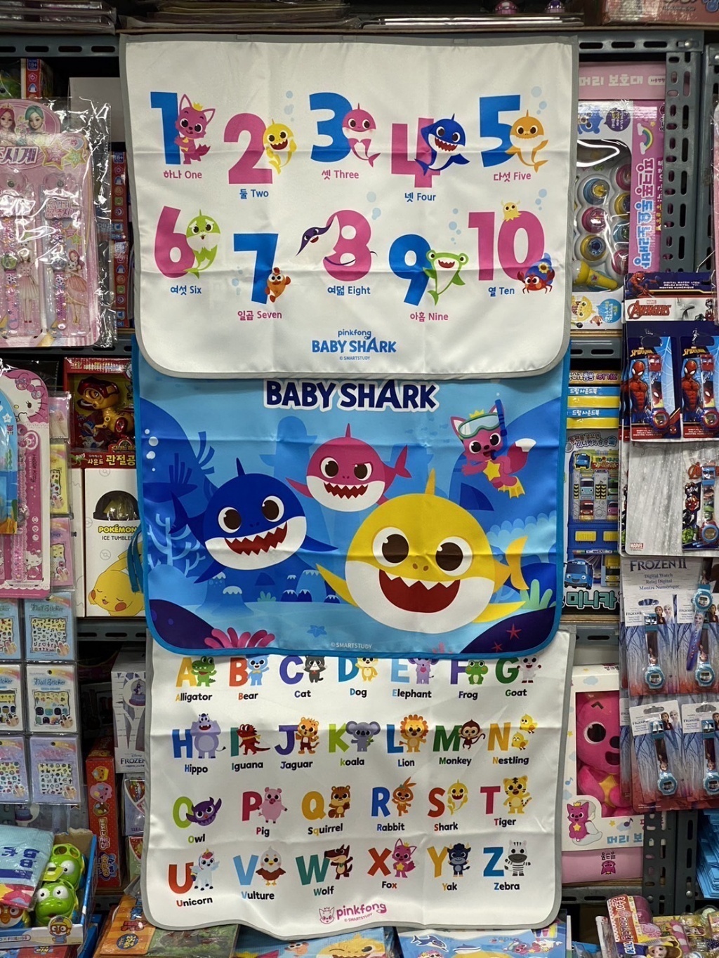 韓國日用品_ 鯊魚寶寶*碰碰狐我來幫你擋太陽車用窗簾