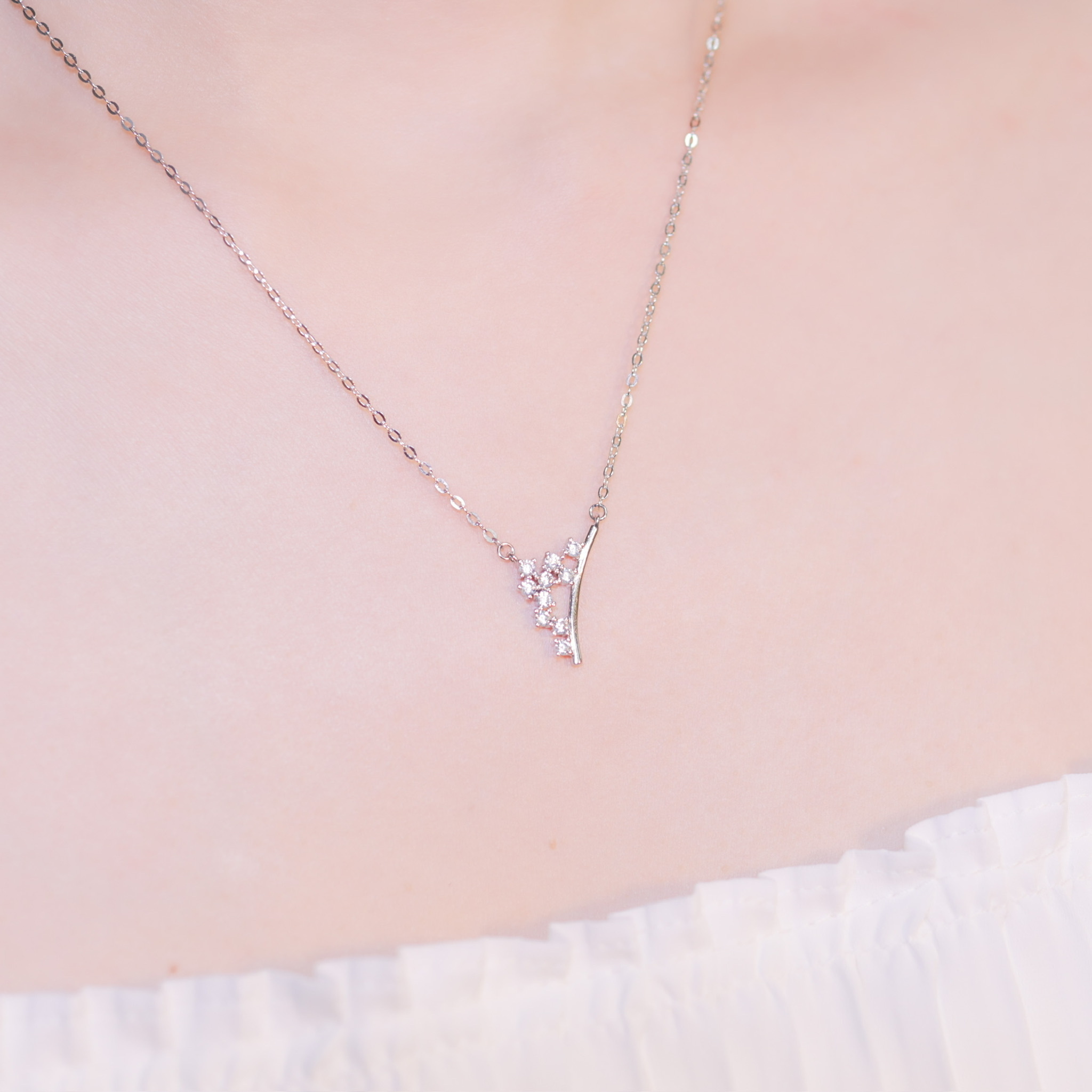 | 925 Silver | Light Layer Necklace | NE0461 |