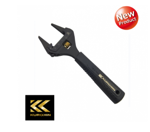 "FUJIYA" 日本黑金系列闊口薄型活動板手(6把/盒)