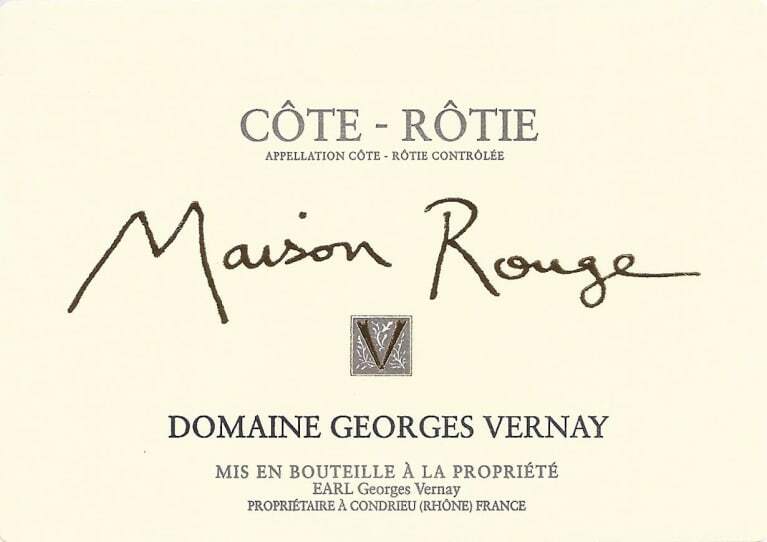 Georges Vernay Cote Rotie Maison Rouge 2019 (V97)