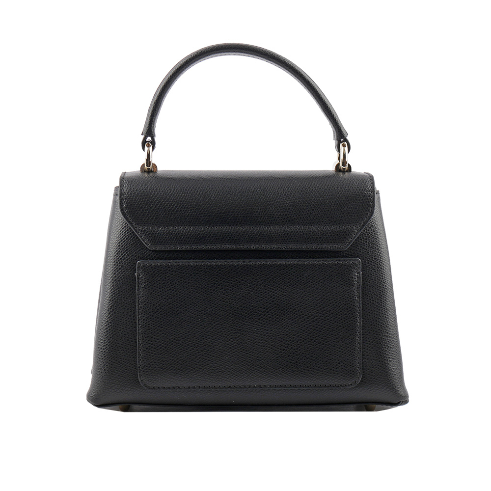 【FURLA】1927 拱門轉釦迷你手提/斜背二用包(黑色) WB00109 ARE000 O6000