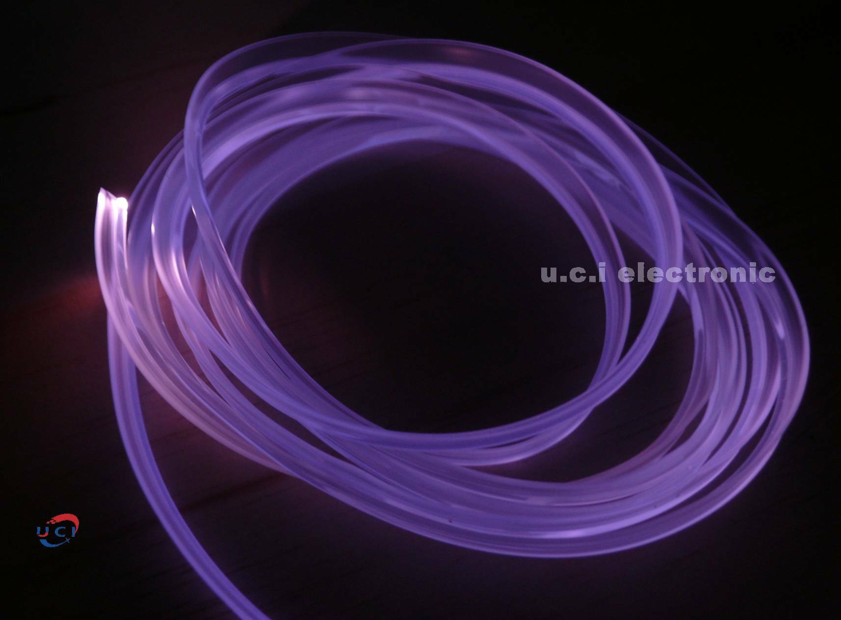 【UCI電子】 (中上)  汽車冷光線 七彩聲控APP 縫隙燈 車載音樂中控台 發光燈條 3米