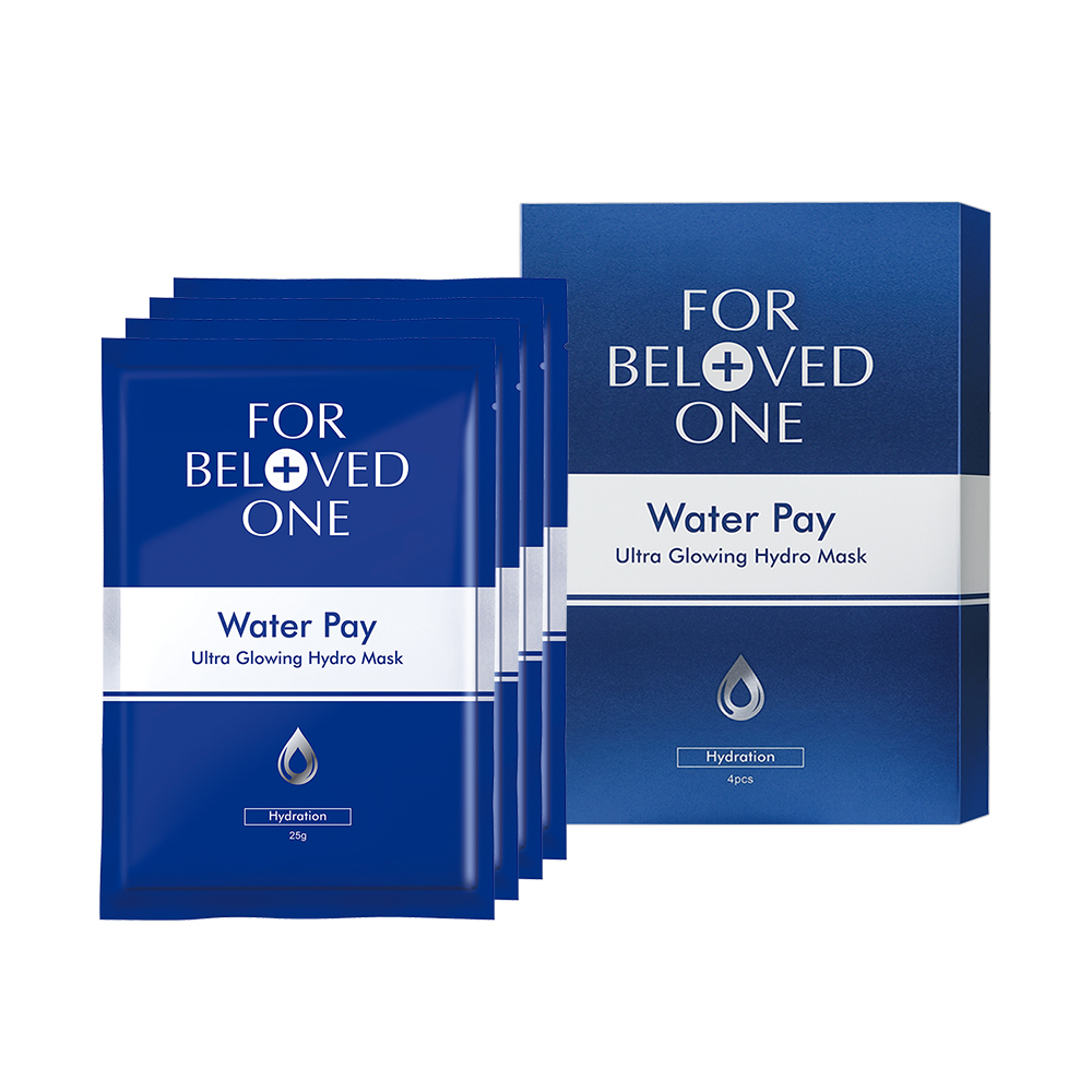 Water Pay 水能亮微酵保濕大光圈面膜 4片/盒