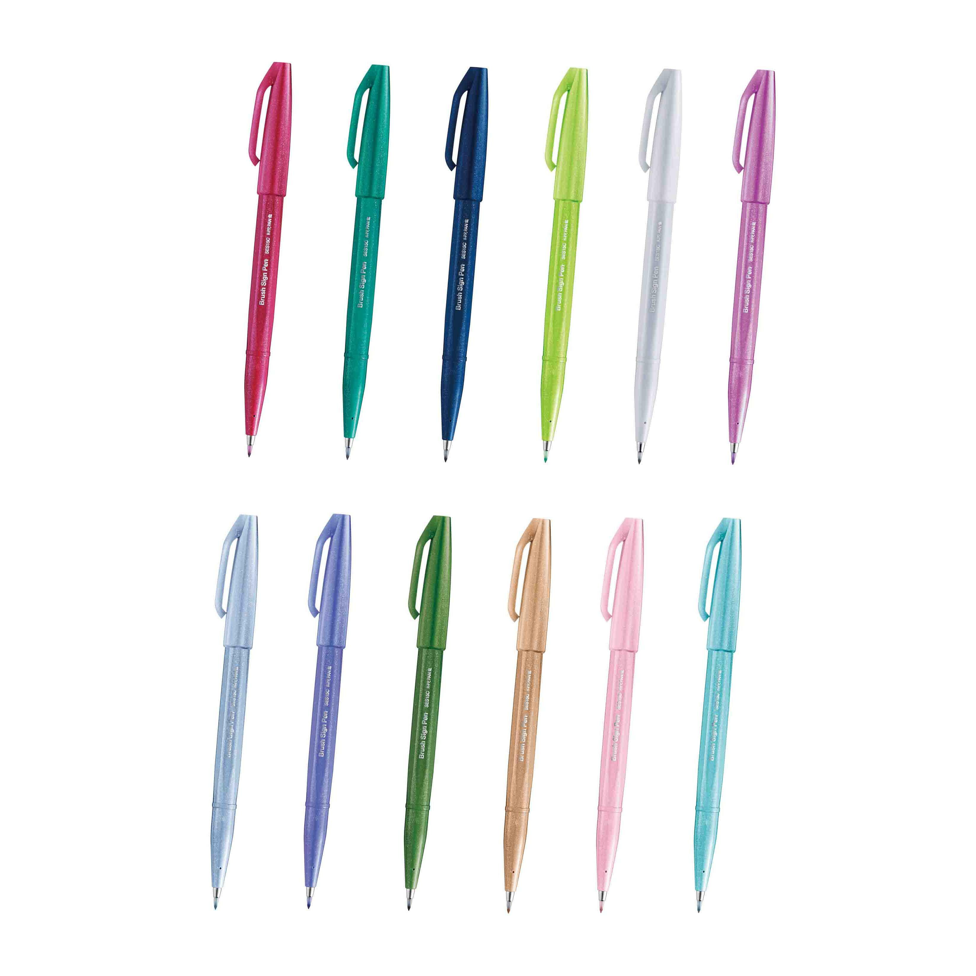 Pentel 飛龍 筆touch 柔繪筆 新12色