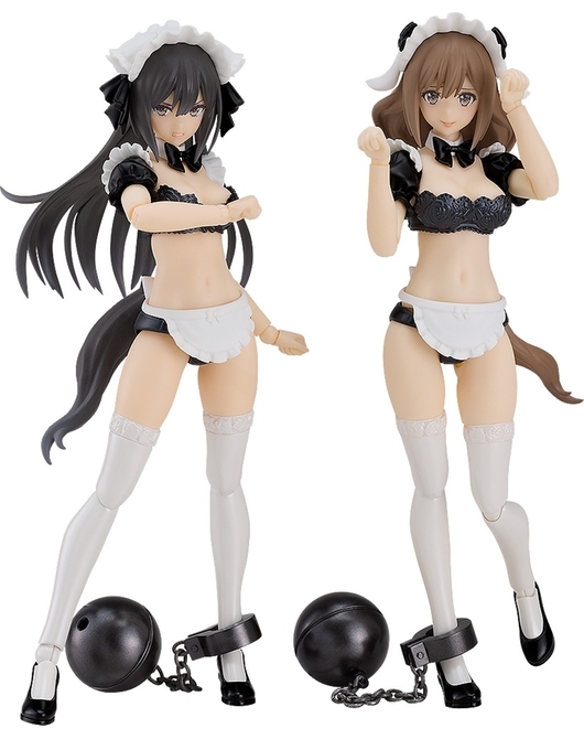 PLAMAX GP-07 內衣素體娘 蘭＆潔莉 女僕Ver.套組 PLAMAX GP-07 Underwear Body Girl Ran & Jelly: Maid Ver. Set
