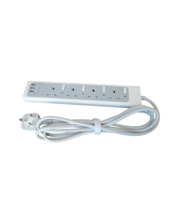 歐麗 Omni（UK043-10）4位13A連3位USB安全拖板