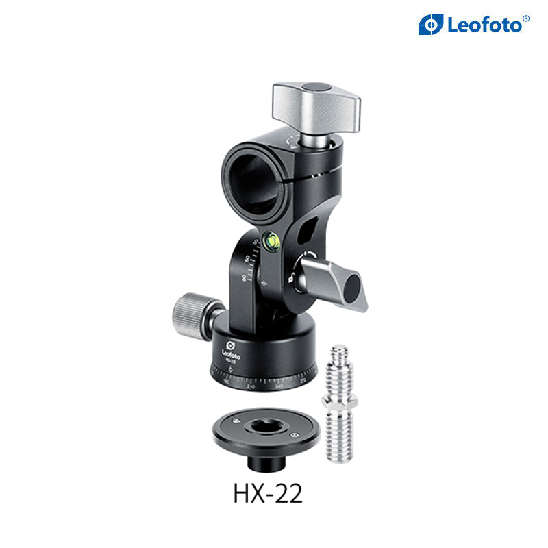 Leofoto HS-22 Adattatore Inclinazione Colonna Centrale – Attacco 22 Mm / 3/8″ - Foto 4