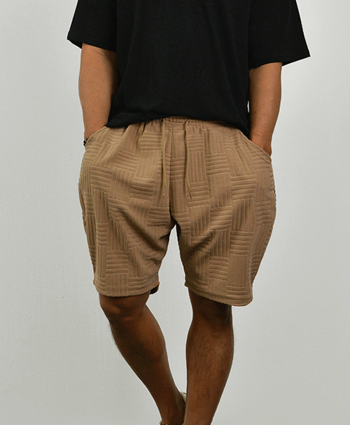 夏威夷毛圈氣球短褲