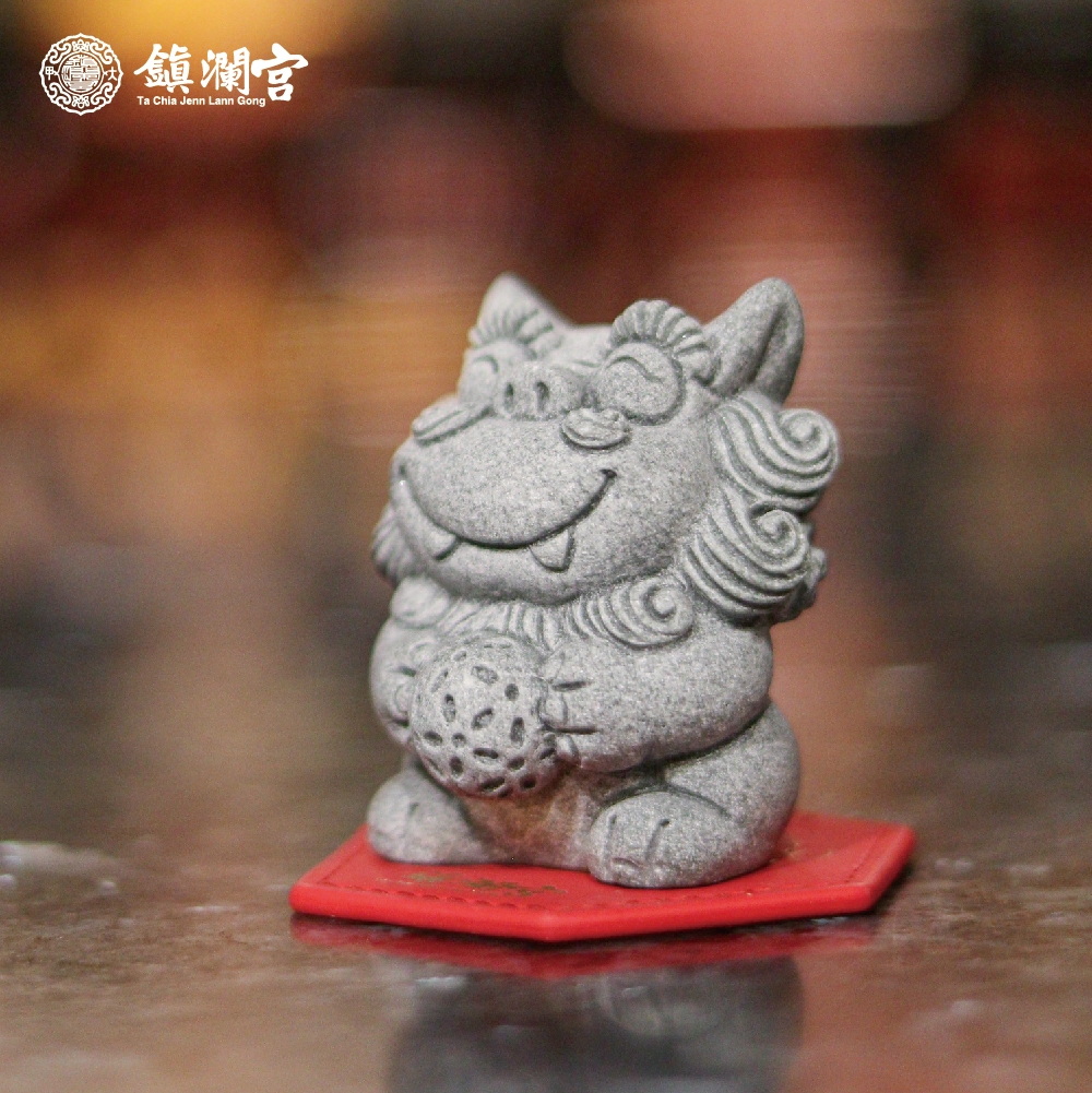 瑞獸呈祥-守財祥獅擺件｜財源廣進｜平安祥和｜防止漏財｜過爐開光【鎮瀾宮】