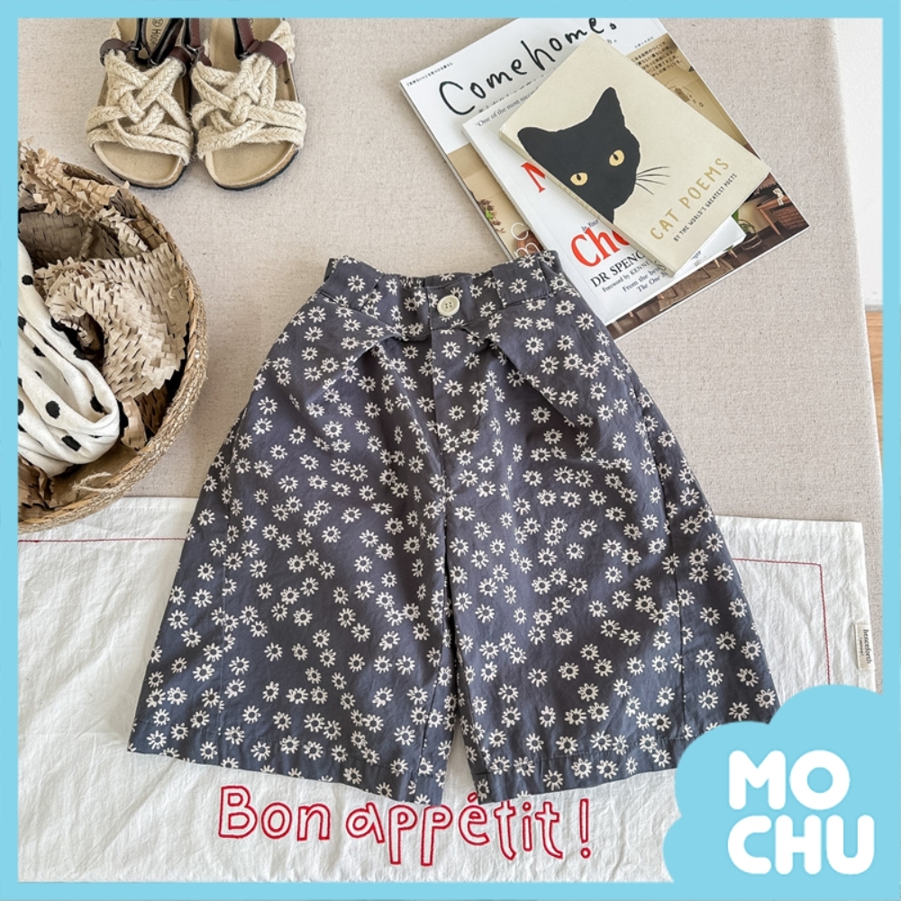 小雛菊棉麻防蚊褲(兩色)
