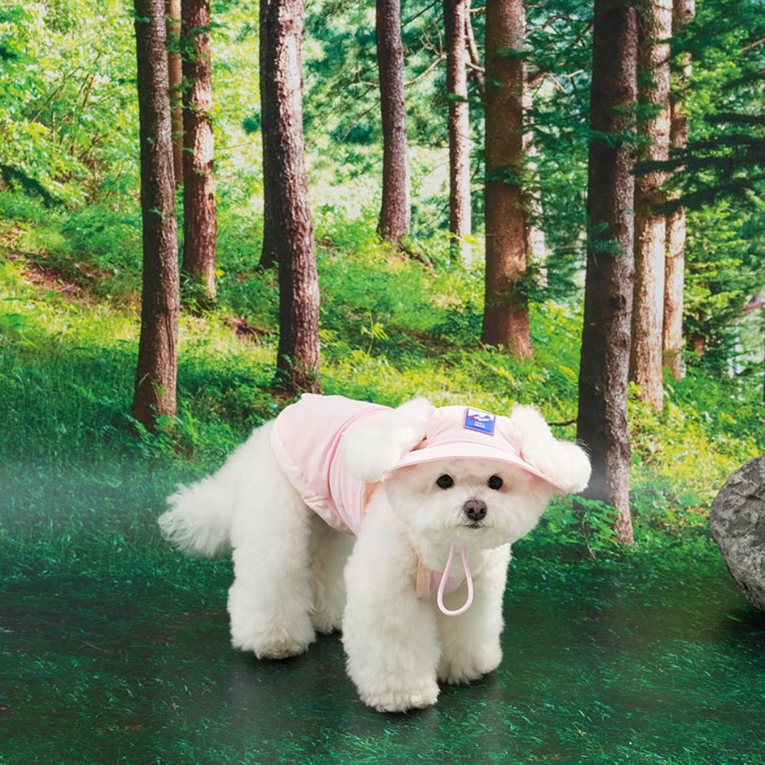 Puppy Gallery 涼感漁夫帽(粉色)