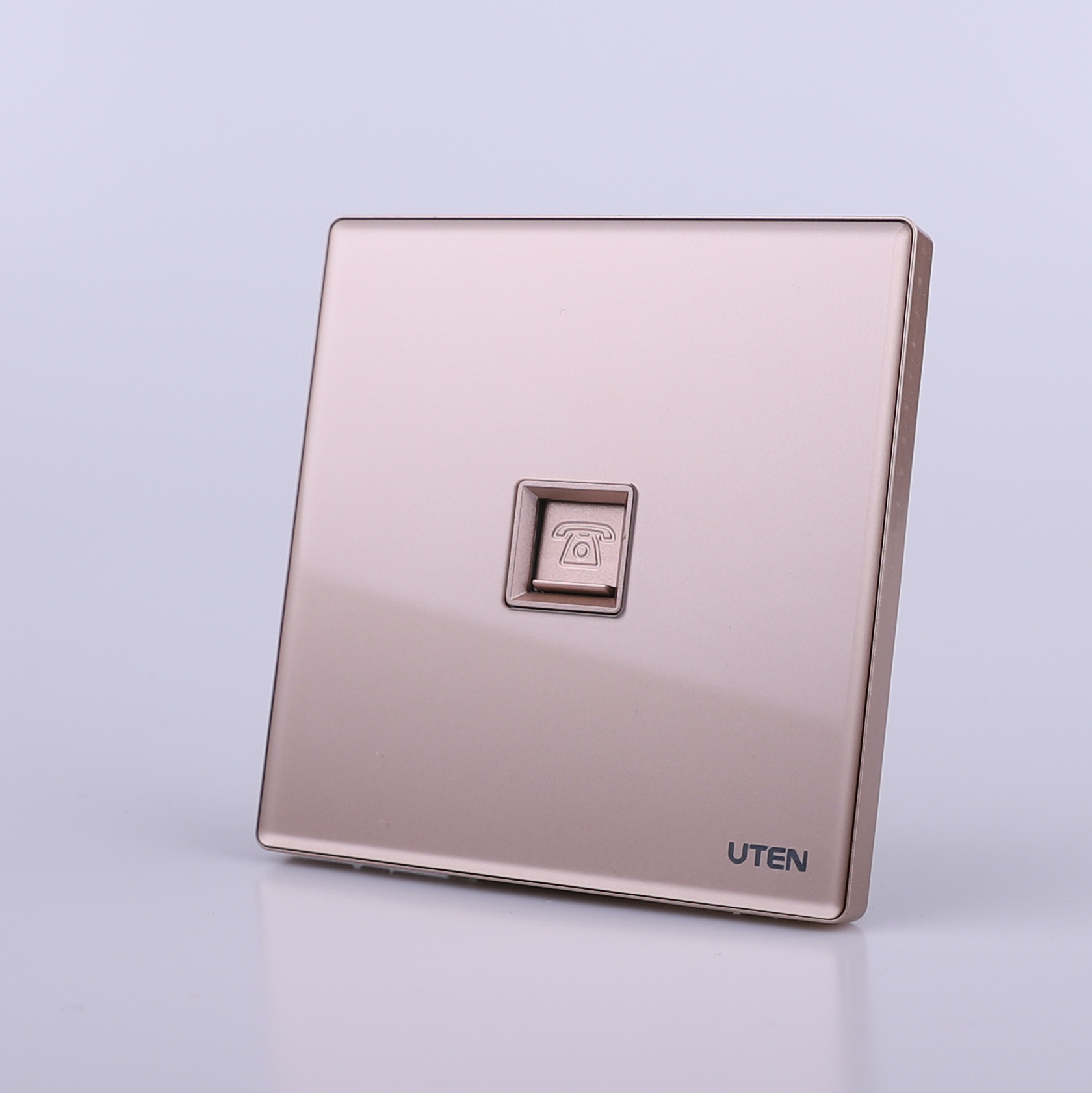 UTEN Z9 單位電話插座(灰色/金色)