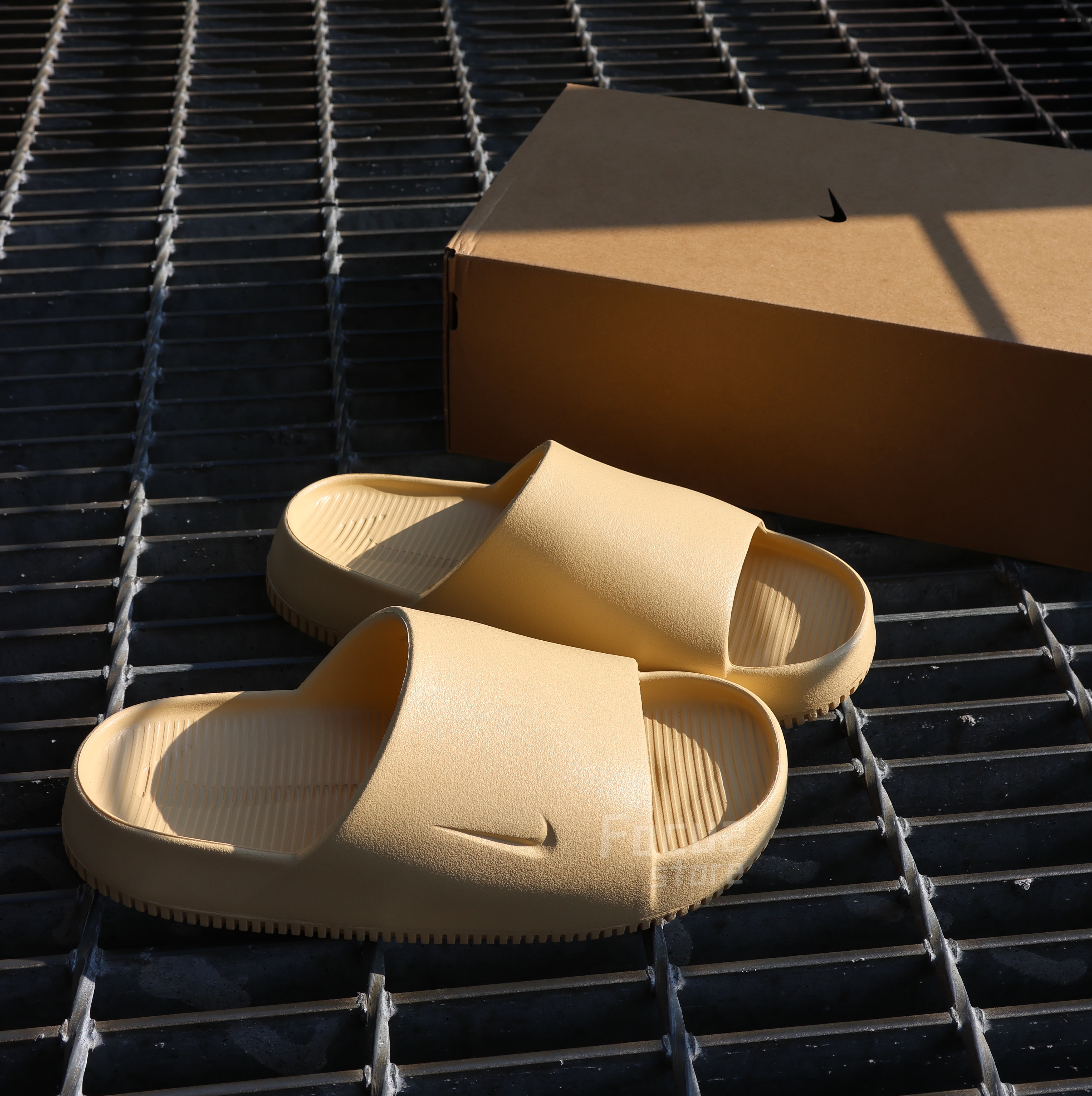 【Focus Store】零碼特惠 Nike Calm Slide "Sesame" 芝麻棕 DX4816-200