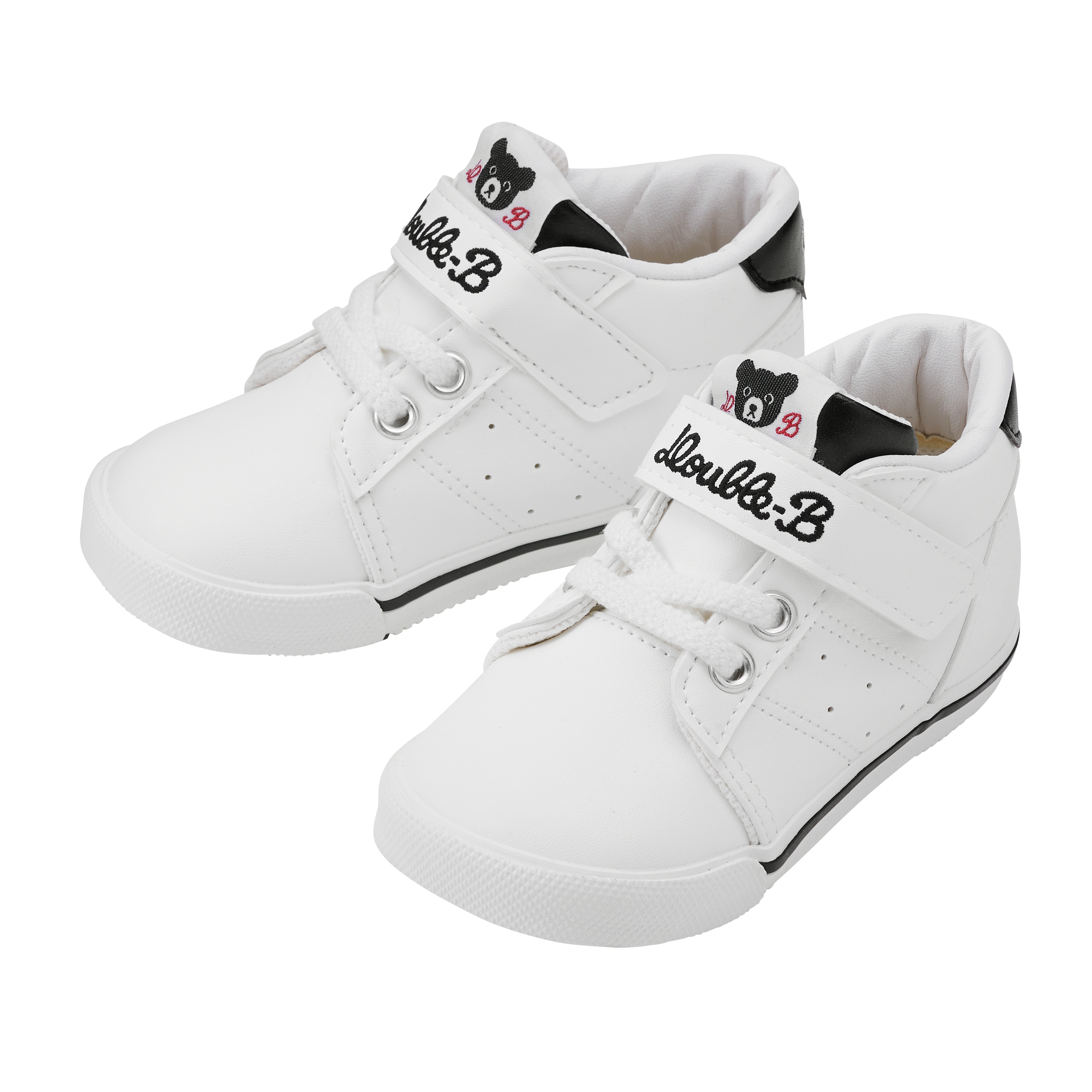 黑熊皮革嬰兒第二嬰兒鞋