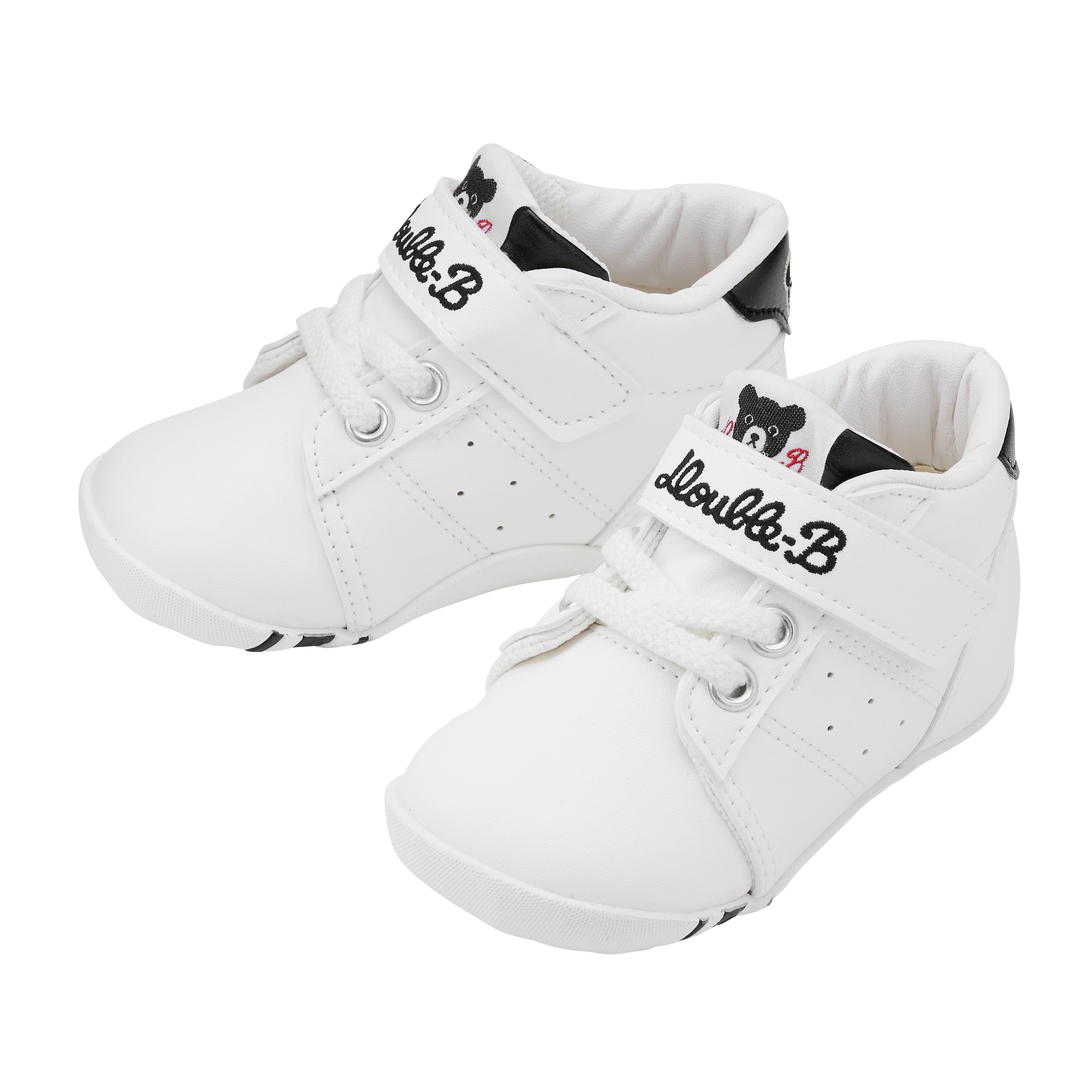 黑熊皮革嬰兒第一嬰兒鞋