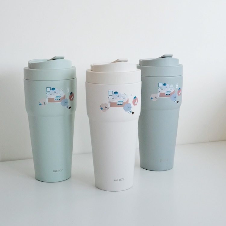 喜怒哀樂咖啡廳 WOKY 渾圓杯 770ml