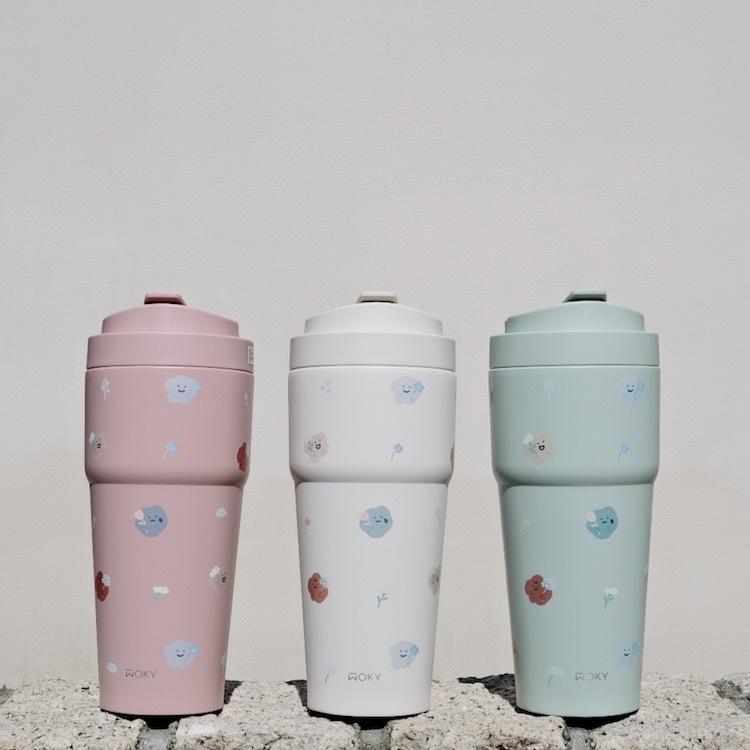 小花喜怒哀樂 WOKY 渾圓杯 770ml