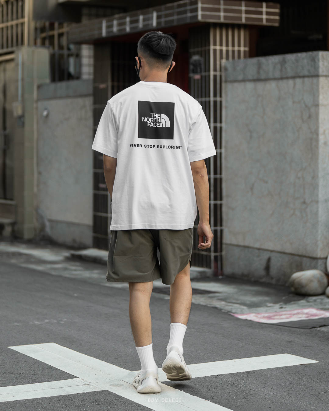 The north face on sale box logo t shirt