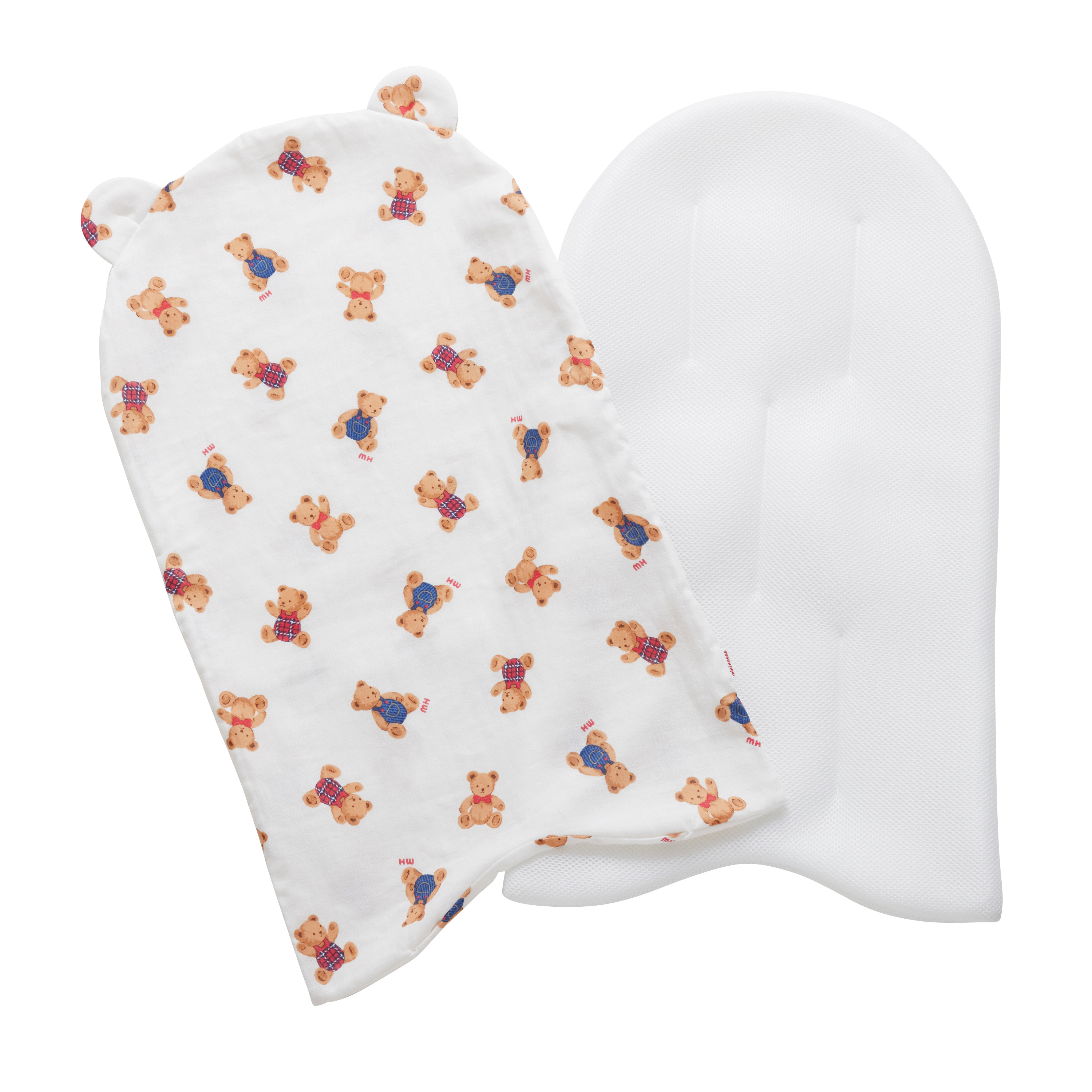 小熊全團嬰兒抱被