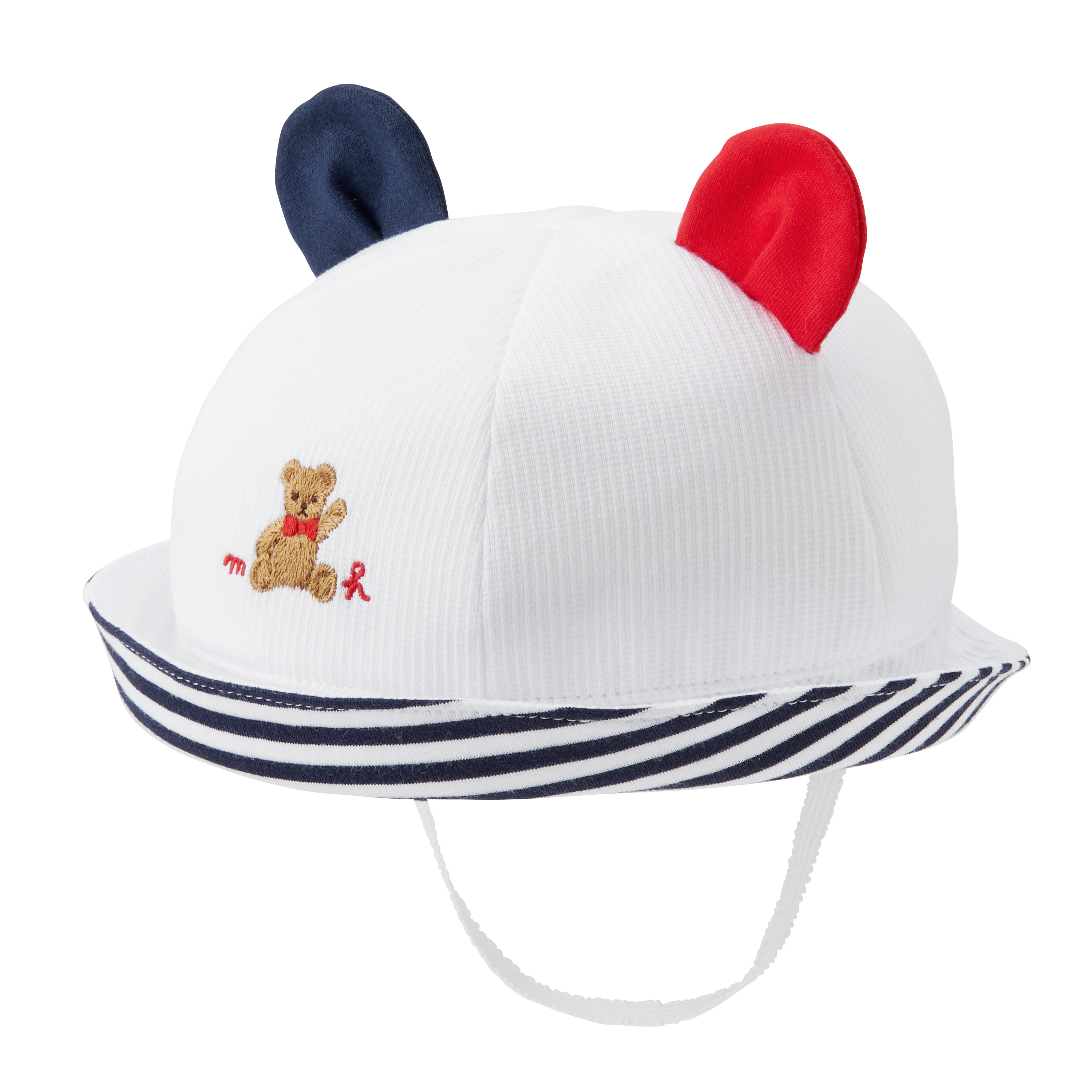 小熊立體耳朵嬰兒帽